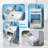 18" Modern Free-standing Bathroom Vanity Set