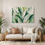 Art mural en métal Botanical Aglaonema-717356750