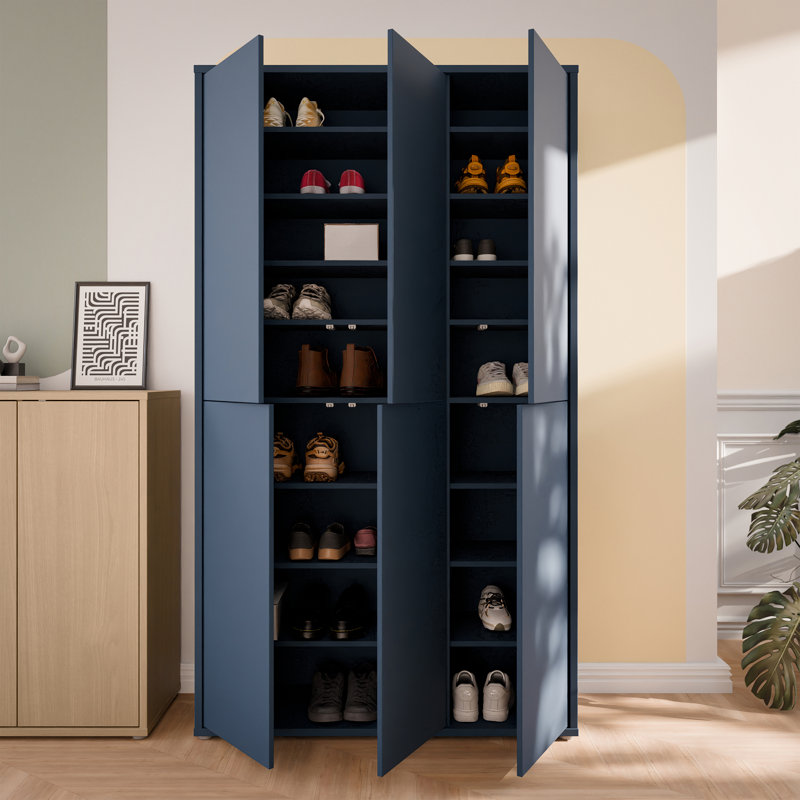 Alice Springs 24 Pair Shoe Storage, Navy