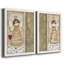 «Cloud Angel with Heart», ensemble de 2 peintures-360232714-360232717-360232713