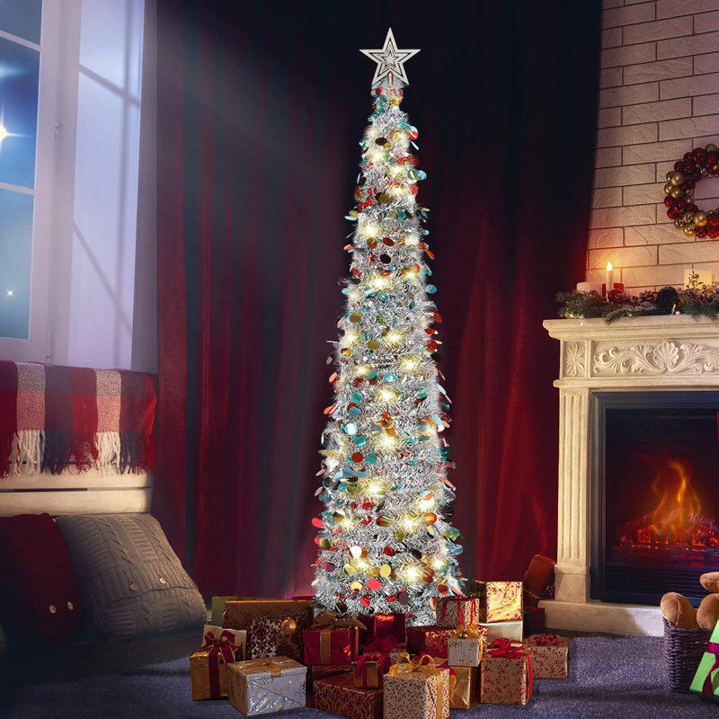 1.97' H Lighted Artificial Christmas Tree