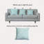 Housse de coussin d'extérieur carré en tricot Beach-926069610-926069615