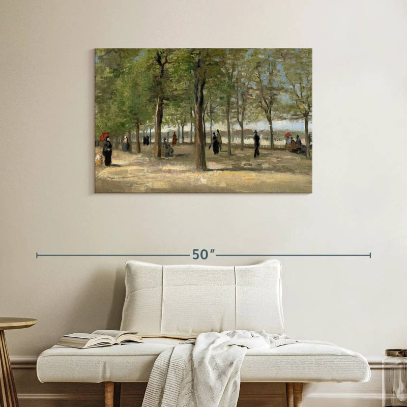 Terrasse Sireci dans les jardins du Luxembourg, H 26 po x l 39 po