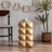 23.62"H Three-dimensional Embossed Pattern Design Retro Coffee Table