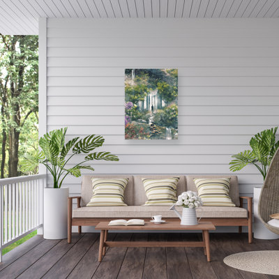 Barrett Biggers Between Life And Death Outdoor  Canvas