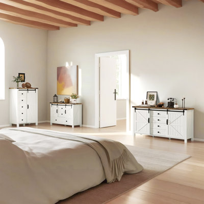 Ensemble de table de chambre à coucher 3 pièces Kriebel