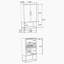 Armoire de bar sophistiquée à 2 portes avec éléments décoratifs et beaucoup de rangement pour recevoir dans n'importe quel espace de vie