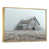 Toile avec cadre flottant or