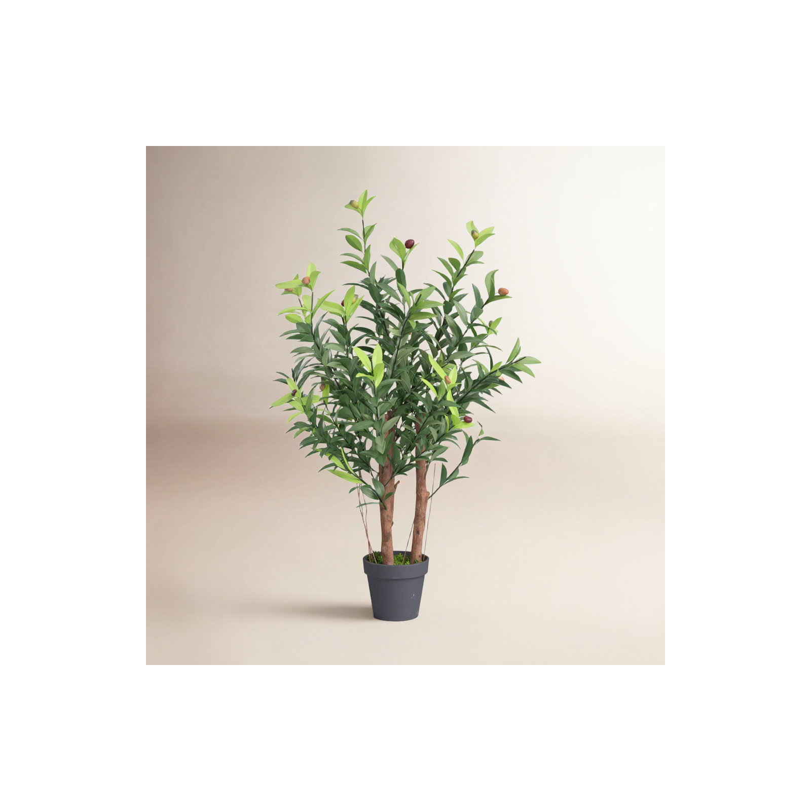 Faux Tree in Pot, 30" H x 30" W x 30" D