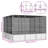 Dariona 83.3'' Steel Flat Top Flight Cage-373699326