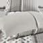 Édredon double / grand - Chenille de coton gris à motif géométrique 100% imprimé-120479018-120479022