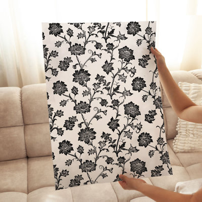 «Botanical Damask», reproduction d'art moderne sans cadre
