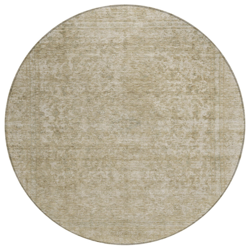 Tapis d'intérieur rond 8 po