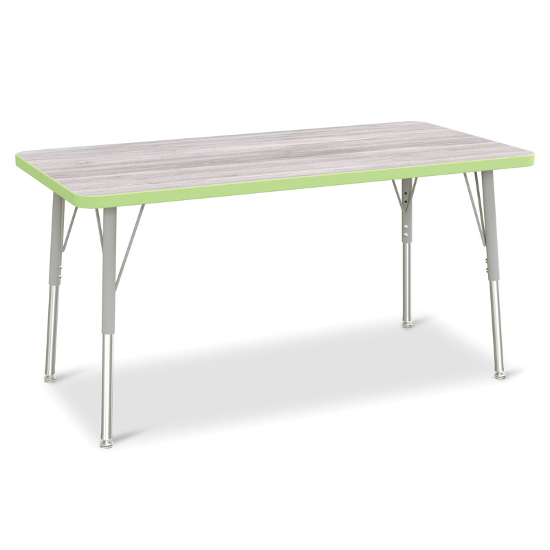 Table rectangulaire Berries, Lime, L 24 po x l 48 po, 24" - 31"