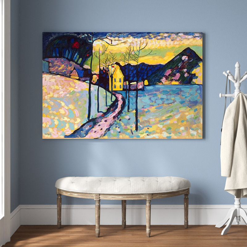 Winter Landscape by Wassily Kandinsky - Wrapped Canvas Gallery-Wrapped Canvas Giclée, 152.5 cm H x 101.5 cm W