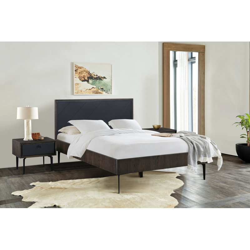 Ensemble de chambre avec lit plateforme 3 pièces Modlin, Grand
