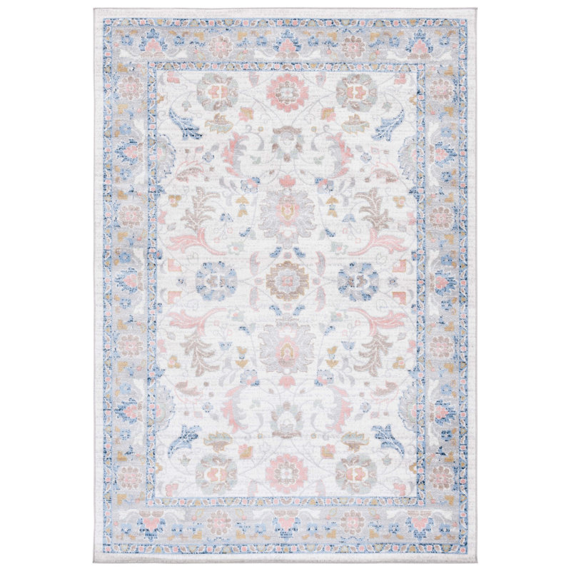 Bayside Performance Machine Washable Oriental Rug, Rectangle 5'3" x 7'6"