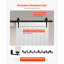 Sliding Barn Door with Hardware Kit  MDF Panel PVC Surface-768992549
