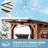 TV holder for outdoor gazebo