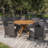 Pilcher Round 4 - Person 47.25" Long Dining Set with Cushions