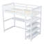 Lit mezzanine avec tablettes de rangement et bureau sous le lit-501454305-501454307