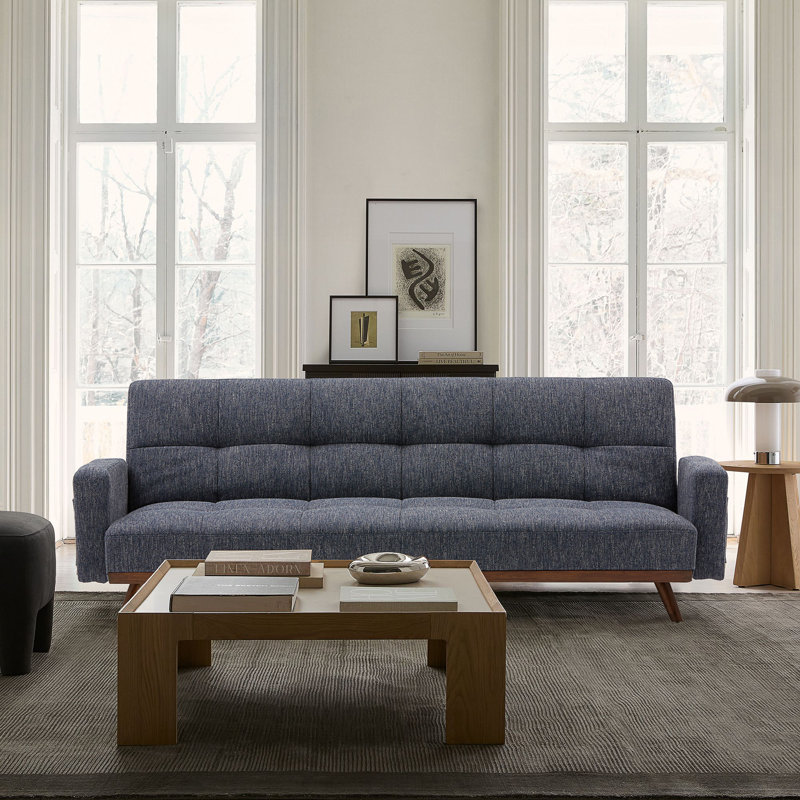 Lotus Home 78.7 inches Upholstered Convertible Sofa