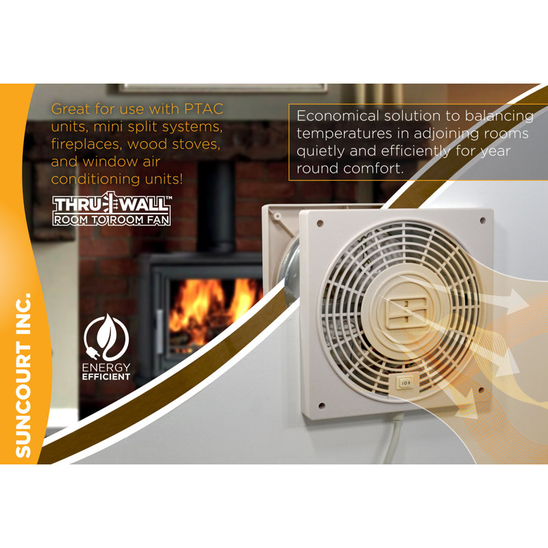 ThruWall™ 8" Room-to-Room Transfer Fan
