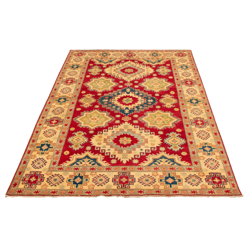 Tapis rouge foncé Finest Ghazni 6 pi 6 po x 10 pi 0 po