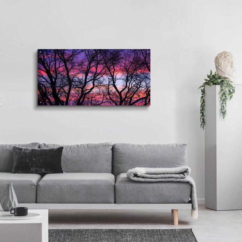 «Sunrise In The Trees» par Darren White, H 24 po x l 48 po