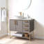 Meuble-lavabo vasque blanc moderne 36 "-1806354258