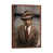 Classic Brown Wood Framed