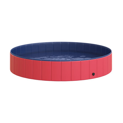 Hassan 30cm H x 160cm W x 160cm D Plastic Foldable Dog Pool