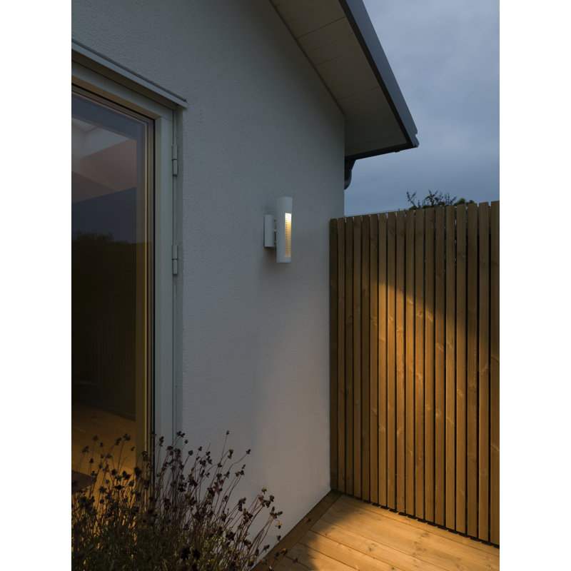 Udine Integrated LED Outdoor Wall Light, White