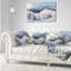 Winter Mountains Panorama, reproduction de photo sur toile tendue-33252021-33252026