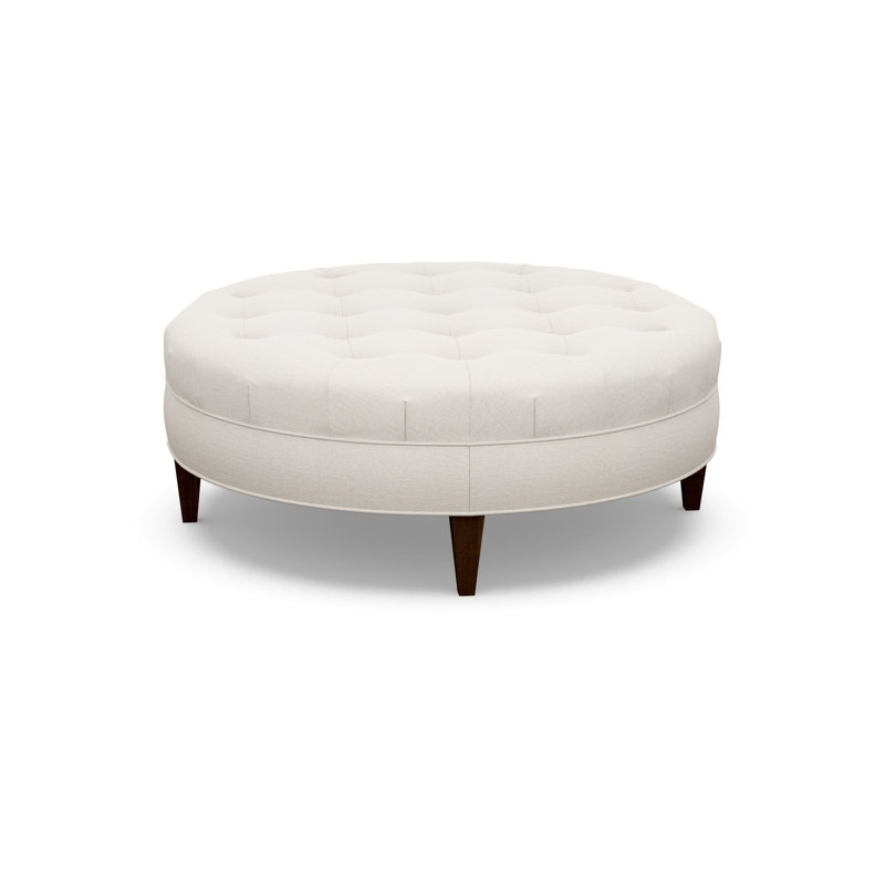 Round Ottoman, Walnut, 9637-82