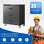 Armoire à outils amovible de 29,5 po de largeur avec tablettes réglables-189286246