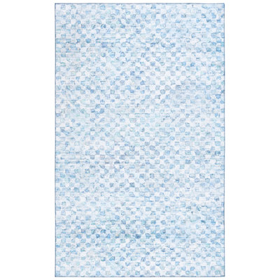 Tapis abstrait en polyester tissé à la machine Brisseida