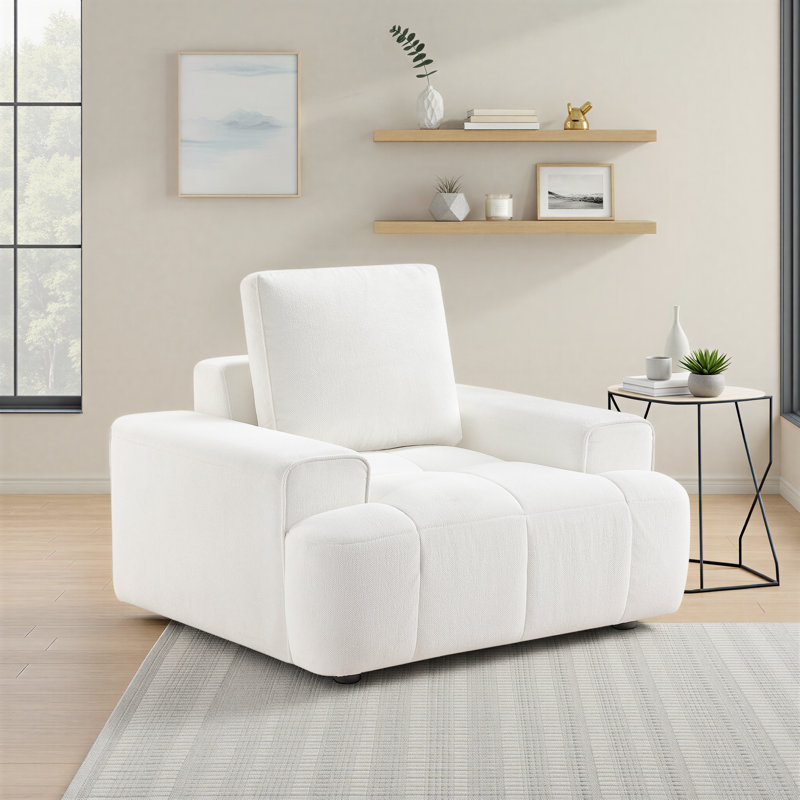 Fauteuil d'appoint capitonné Providence Matisse