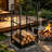 Firewood Rack with Log Storage