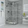 Bromley 36" x 72" Rectangle Hinged Shower Enclosure