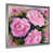 Impression argent sur toile encadrée