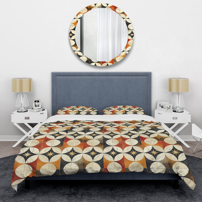 Ensemble de housse de couette Modern, Housse de couette pour grand lit et 2 taies décor