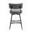 26''Retro Swivel Counter Stools Set Of 2 Counter Stools With Iron Frame,PU Sponge Cushion,Footrest,Suitable For Kitchen/Bedroom/Dining Room.-502620372