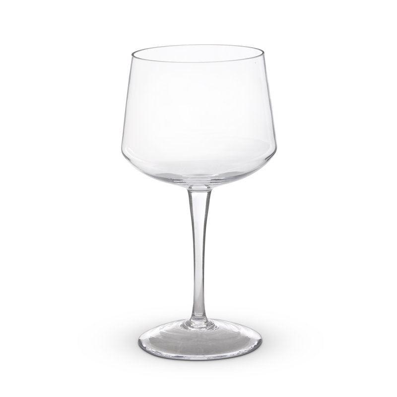 Basia 17'' Tall Modern Handcrafted Glass Stemmed Bowl