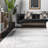 Bria Moroccan Shag Tasseled Performance White/Gray Rug-1063676687