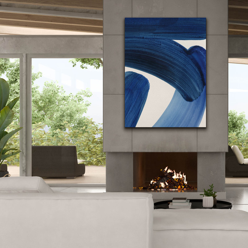  «My Baby Blue 2» par Farida Zaman, art mural sur toile, 40 po x 54 po
