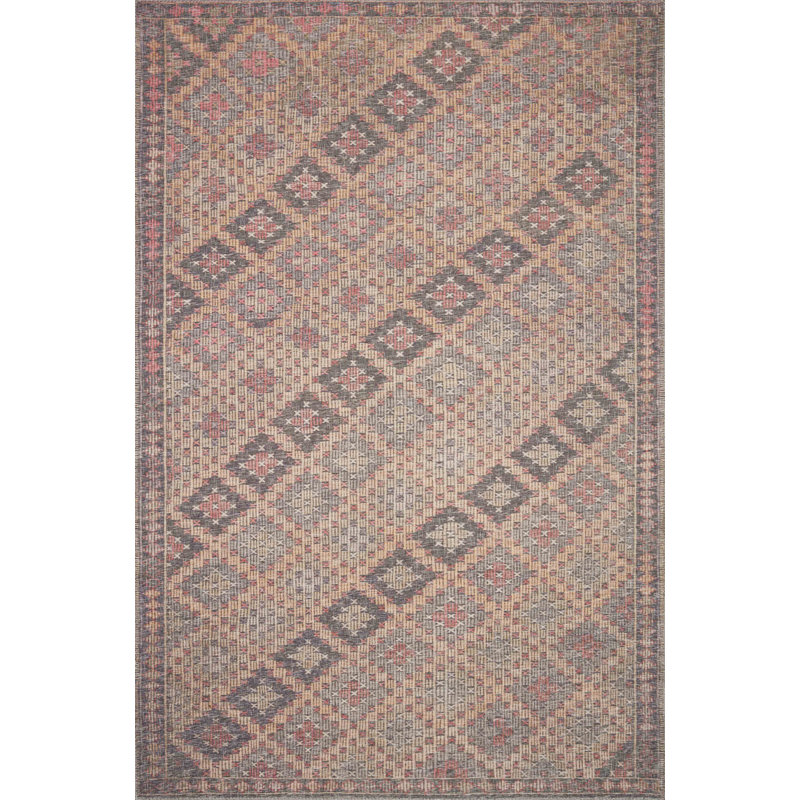Alameda Geometric Indoor Rug, Square 18" x 18"