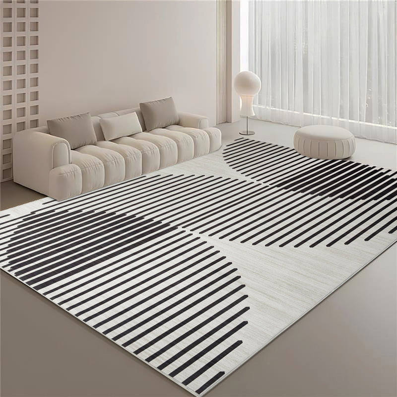 Modern Geometric Printed Area Rug, Rectangle 60 x 110 cm