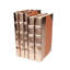 5 Piece Metallic Decorative Book Set