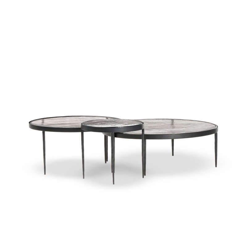 Yoko Glass Nesting Coffee Table